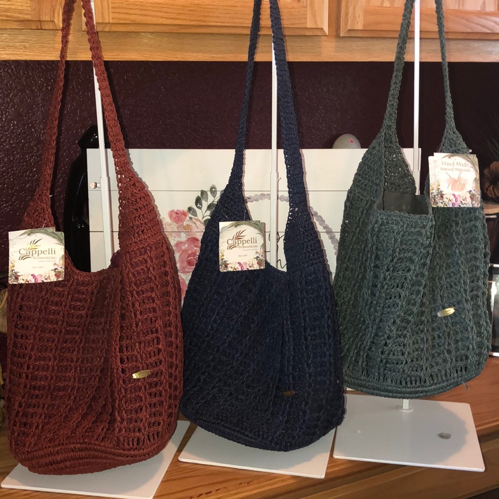 🔥NWT🔥 Capellini Straworld, Inc hobo tote bags